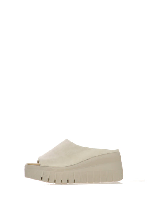Sandalo mules platform  nero e beige - 1