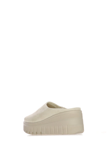 Sandalo mules platform  nero e beige - 8