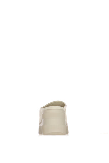 Sandalo mules platform  nero e beige - 14