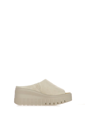 Sandalo mules platform  nero e beige - 6