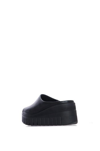 Sandalo mules platform  nero e beige - 7