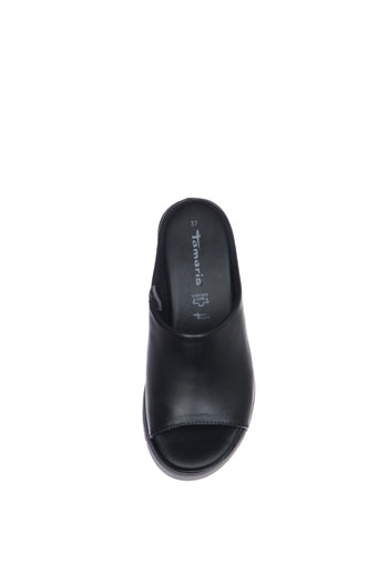 Sandalo mules platform  nero e beige - 11