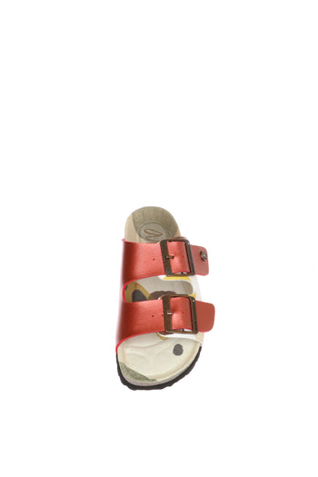 Sandalo rosso con fibbie Anekke - 6