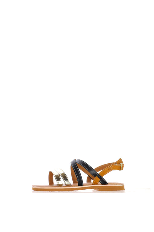 Sandalo salentino in pelle tre colori numeri grandi donna Sandra Calzature - 1