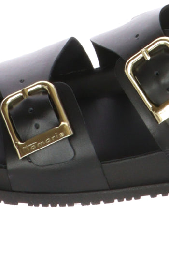 Sandalo scalzato doppia fascia con fibbia Tamaris - 3