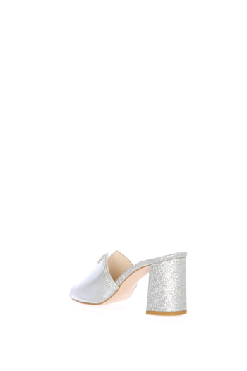 Sandalo scalzato elegante argento con strass Sandra Calzature 630st - 3