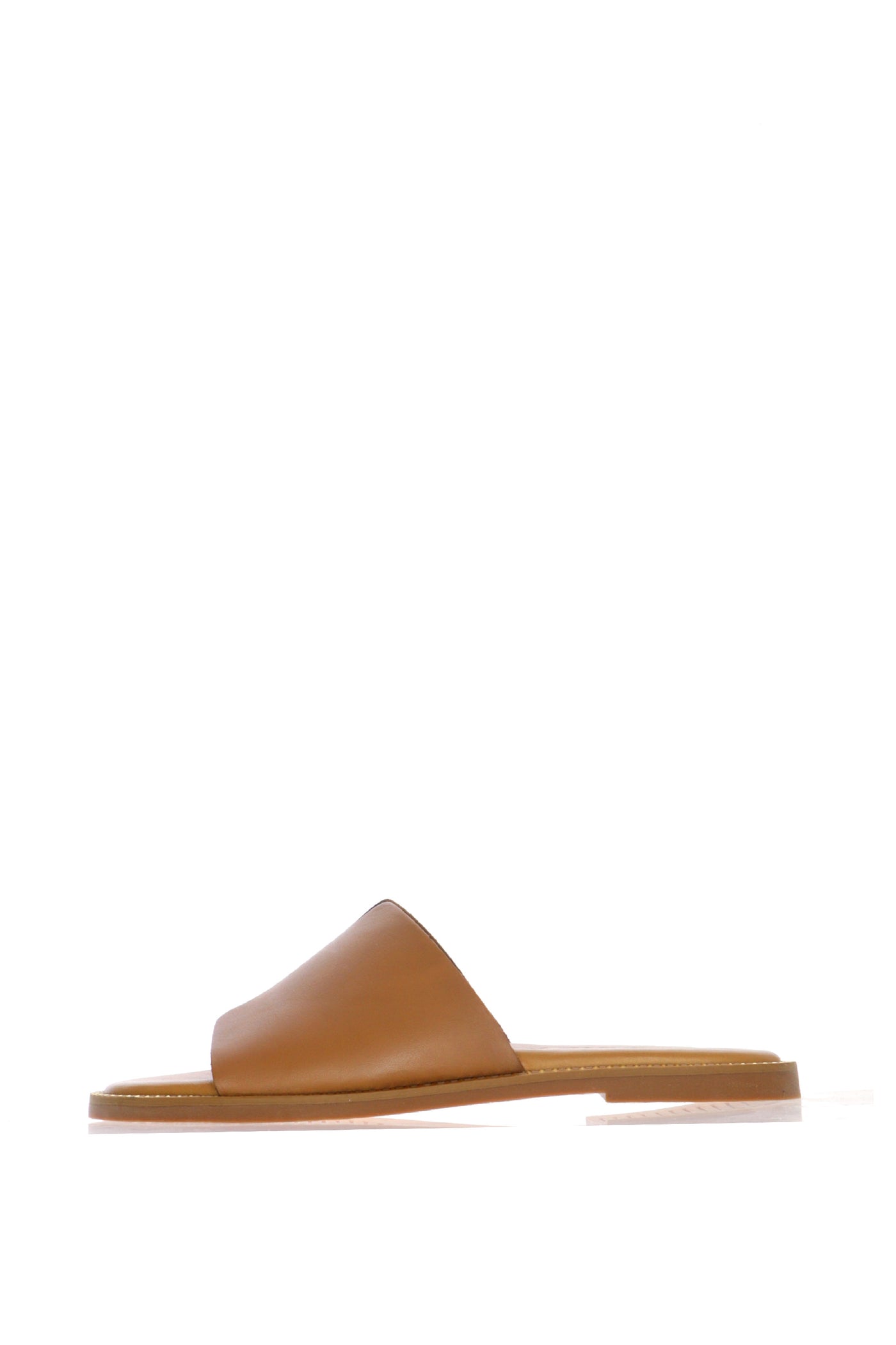 Sandalo scalzato in pelle