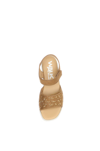 Sandalo scamosciato con velcro - 4