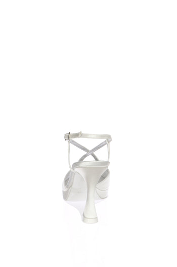 Sandalo sposa Grace con incrocio Swarovsky I AM Bride - 8