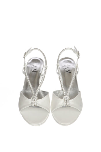 Sandalo sposa Maura con gioiello I AM Bride - 3