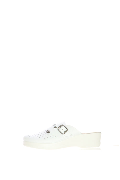 Sanitario Fly Flot in Pelle Bianca e Blu: Comfort e Benessere Made in Italy - 1