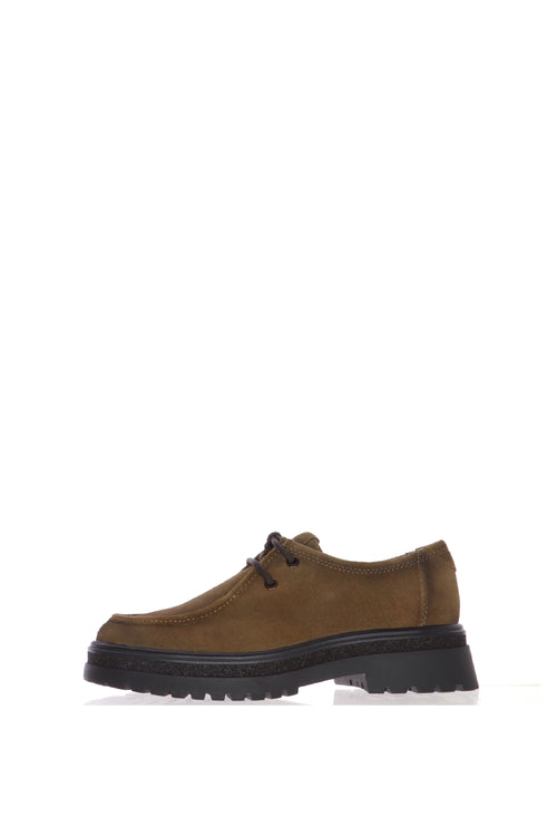 Scarpa allacciata ingegnere camel - 1