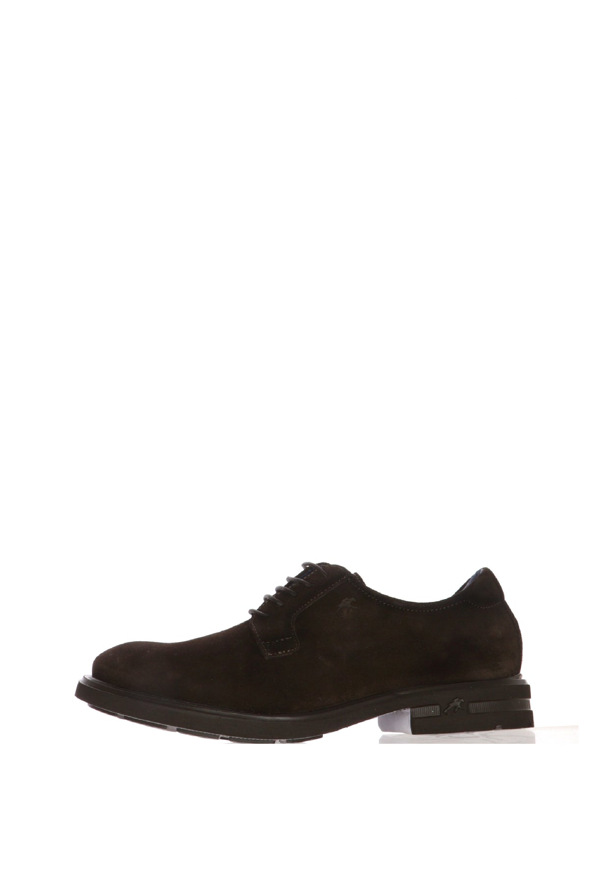 Scarpa derby in camoscio cioccolato