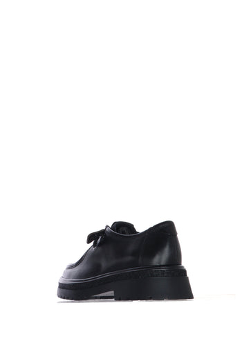 Scarpa ingegnere con inserto in cavallino e suola chuncky carroarmato - 3