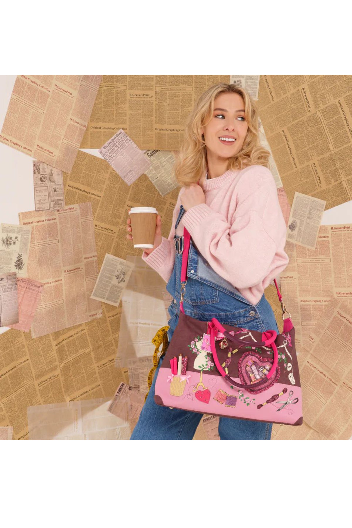 Sewing Box Scrapbook - Borsa Bonnie Weekender
