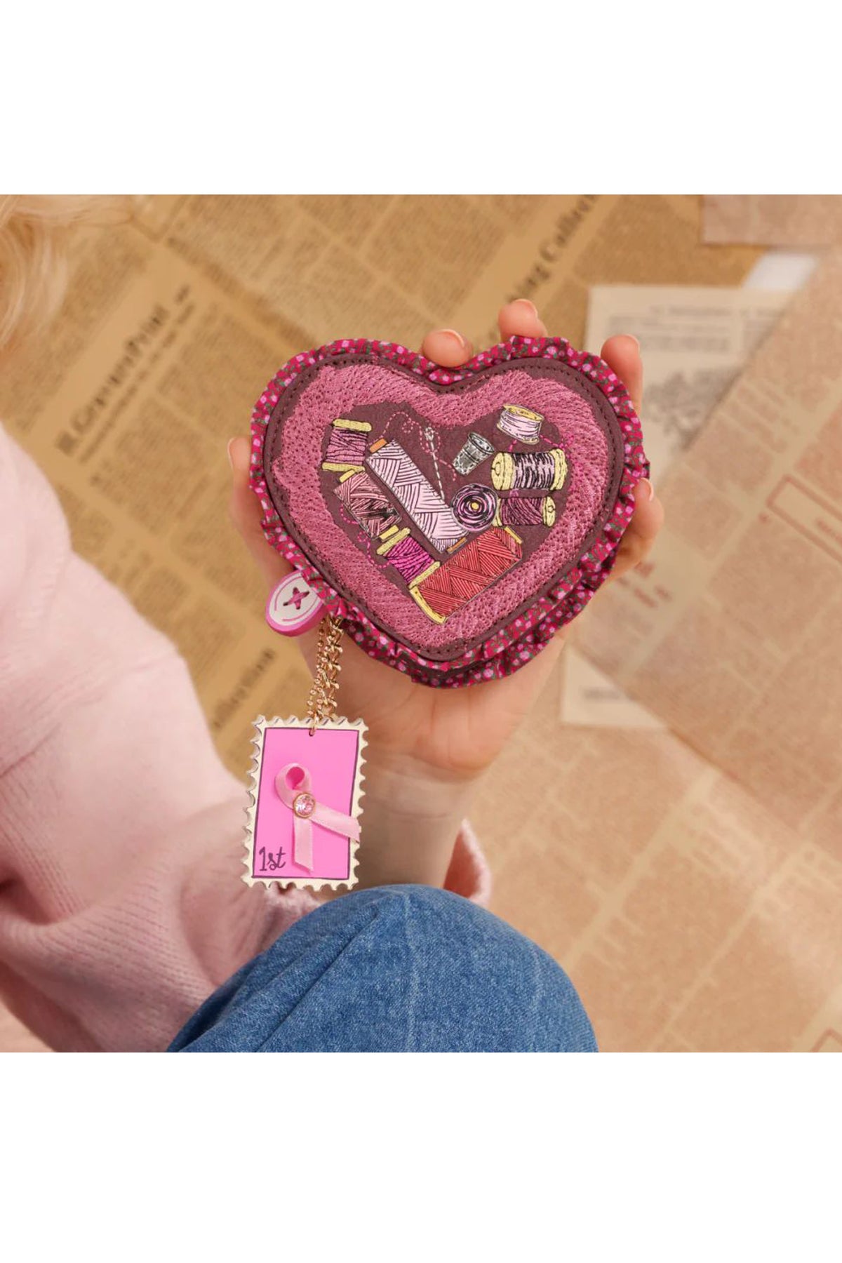 Sewing Box Scrapbook - Portamonete Cuore 2