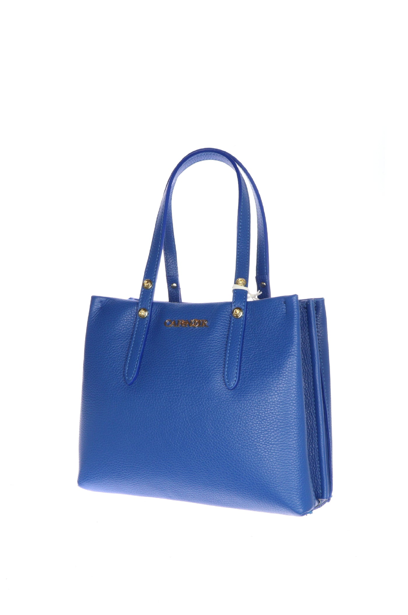 Shopping in vera pelle blu elettrico CafèNoir 2