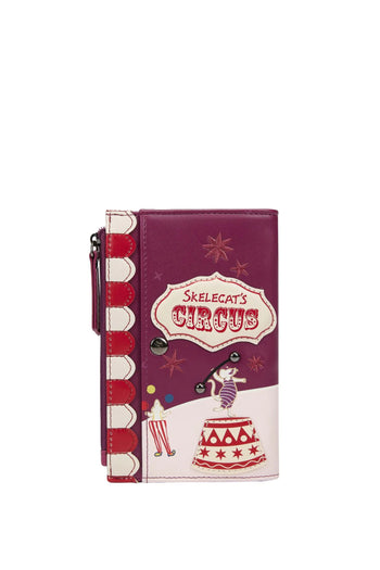 Skelecat's Travelling Ghost Circus Compact Folding Wallet - 5
