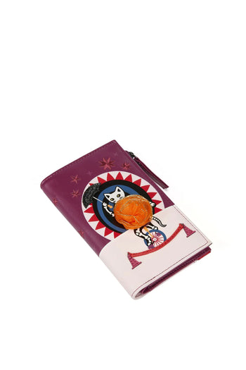 Skelecat's Travelling Ghost Circus Compact Folding Wallet - 6