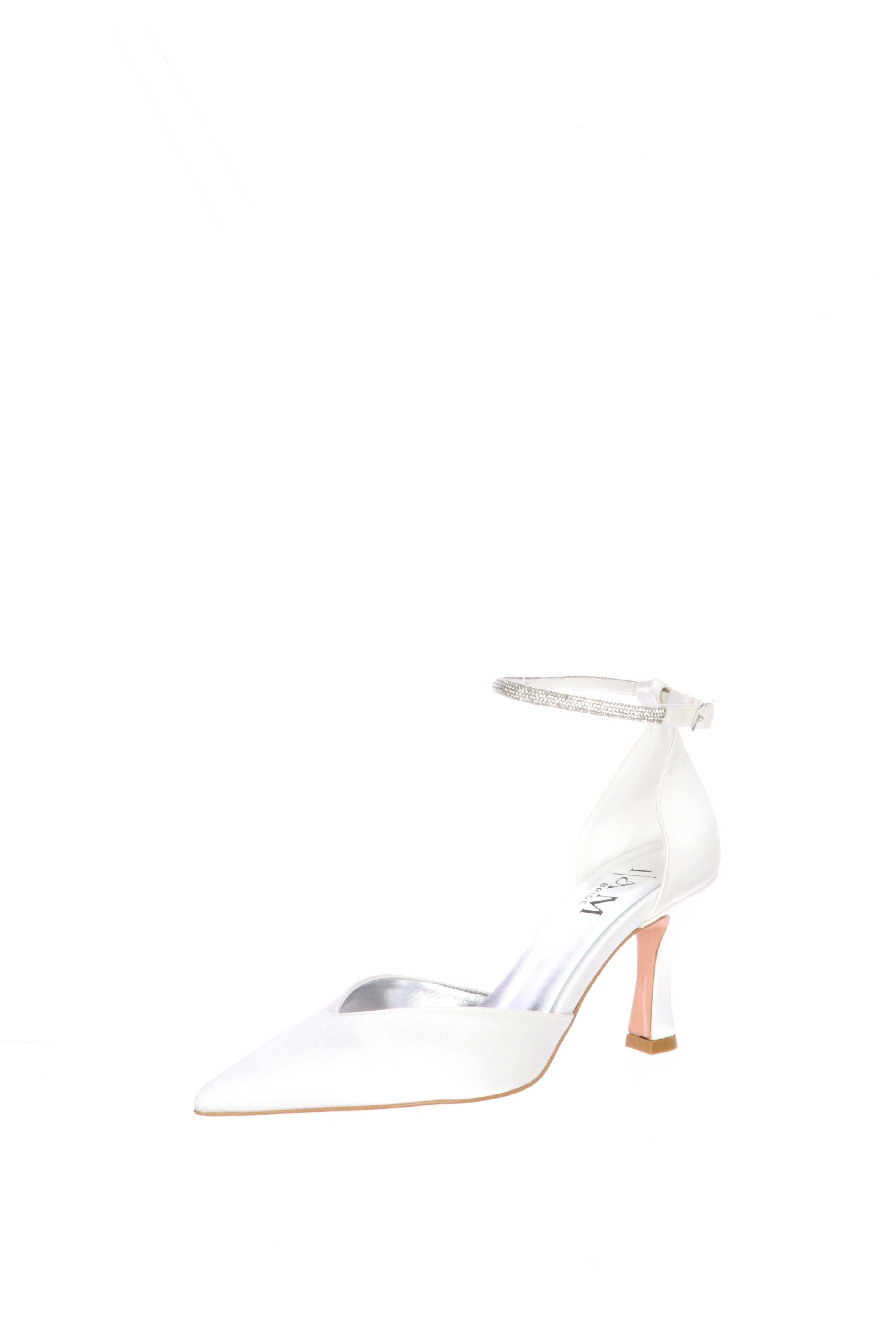 Slingback chiusa al tallone con cinturino a caviglia I am bride