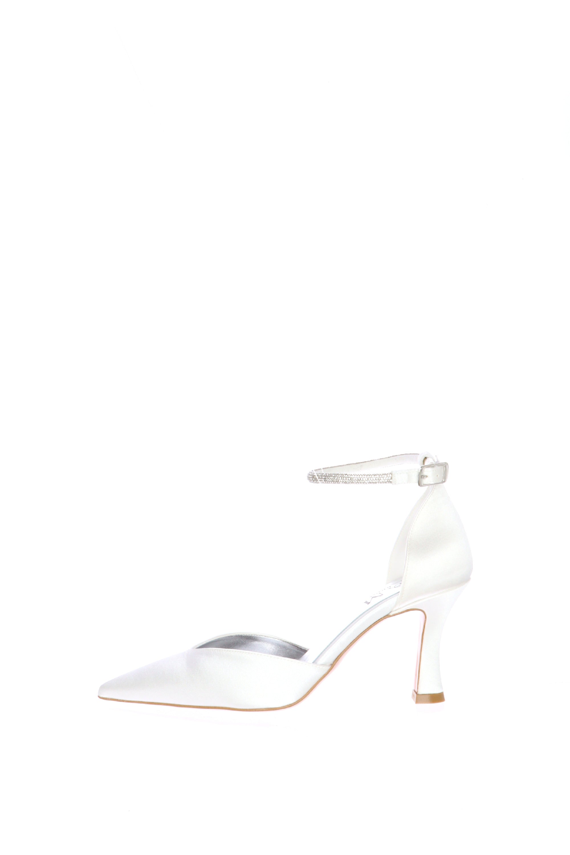 Slingback chiusa al tallone con cinturino a caviglia I am bride