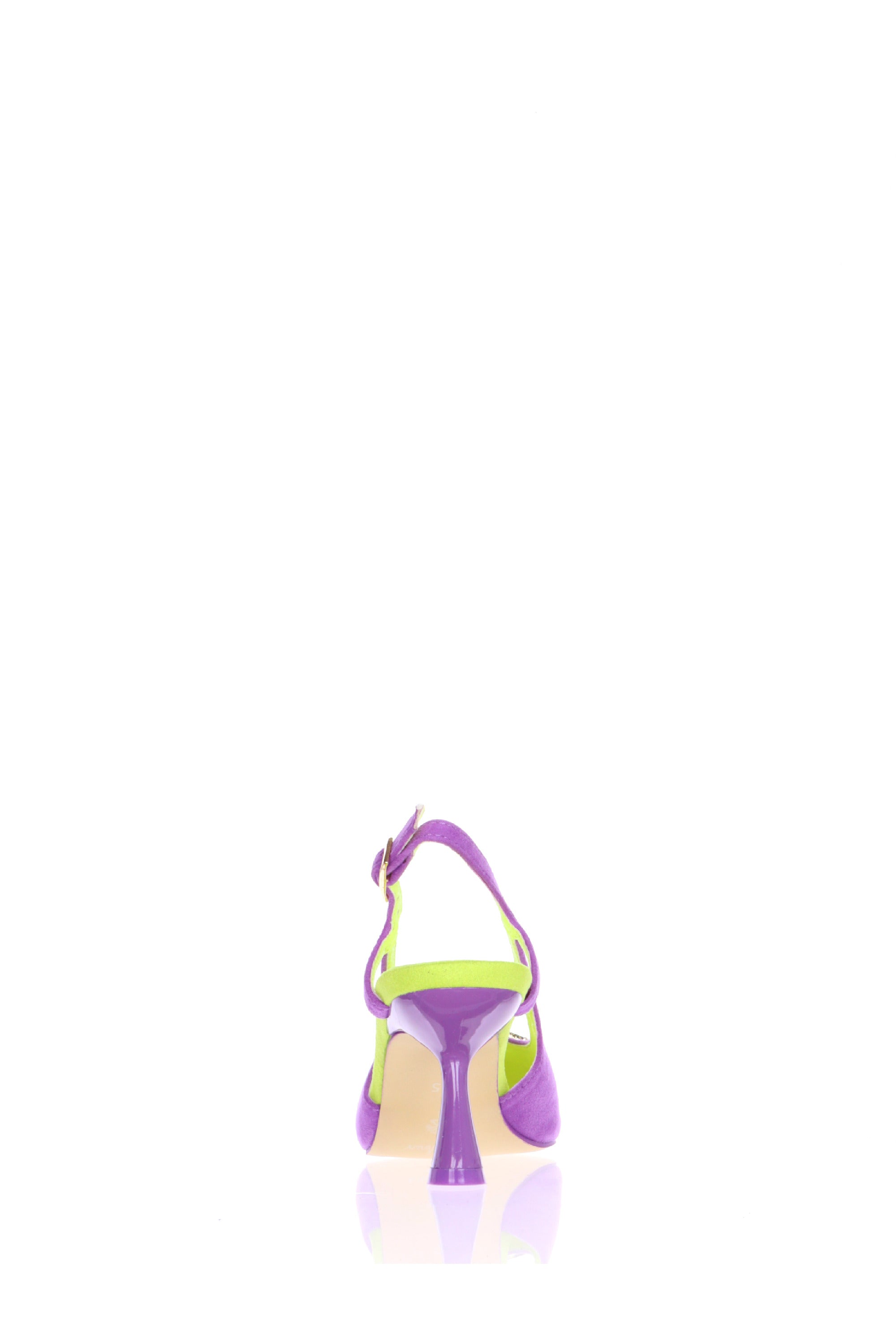 Slingback colorata con gioiello Menbur