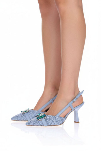 Slingback gioiello dal n 33 al 44 Melluso - 4