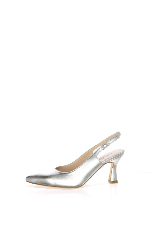 Slingback argento e oro tacco medio dal 33 al 44 - 2
