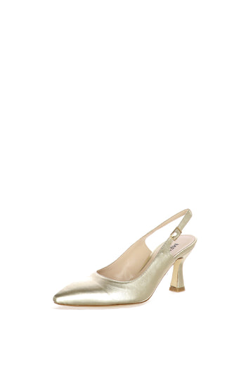 Slingback argento e oro tacco medio dal 33 al 44 - 4
