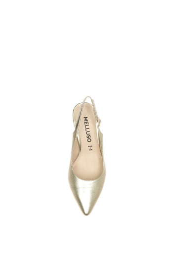 Slingback argento e oro tacco medio dal 33 al 44 - 9