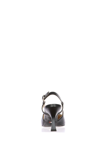 Slingback in pelle nero e beige Nero Giardini - 9