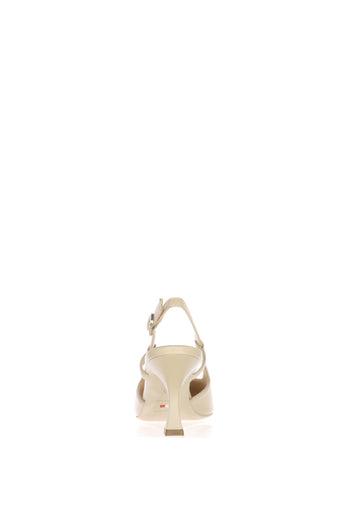 Slingback in pelle nero e beige Nero Giardini - 8