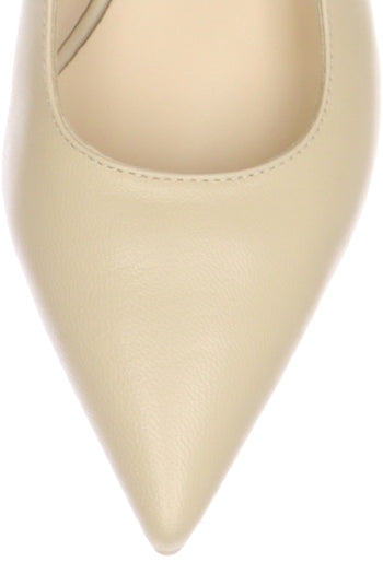 Slingback in pelle nero e beige Nero Giardini - 4