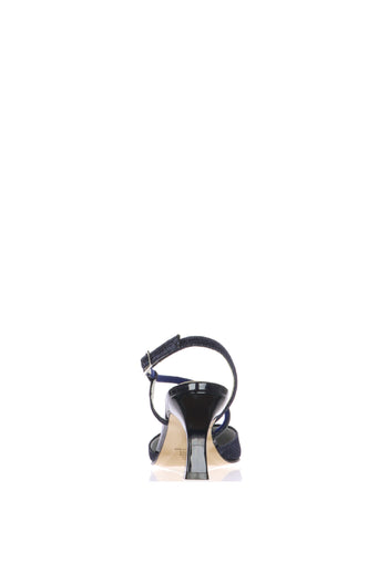 Slingback in tessuto glitter con tacco Soffice Sogno - 14