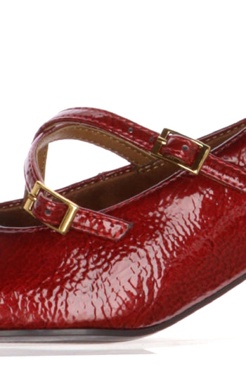 Slingback rossa Stile Mary Jane Tamaris con Plantare touch it - 4