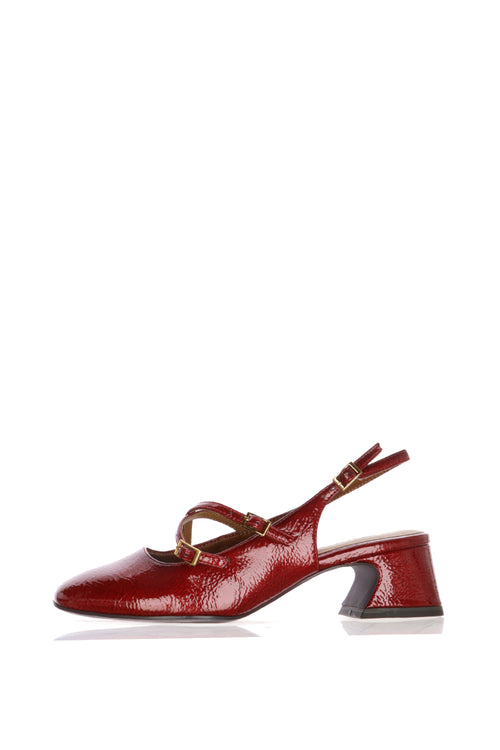 Slingback rossa Stile Mary Jane Tamaris con Plantare touch it - 1