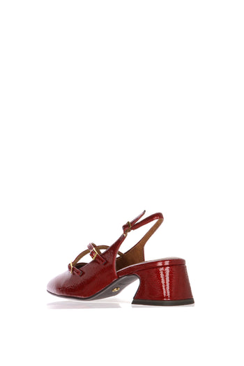 Slingback rossa Stile Mary Jane Tamaris con Plantare touch it - 3