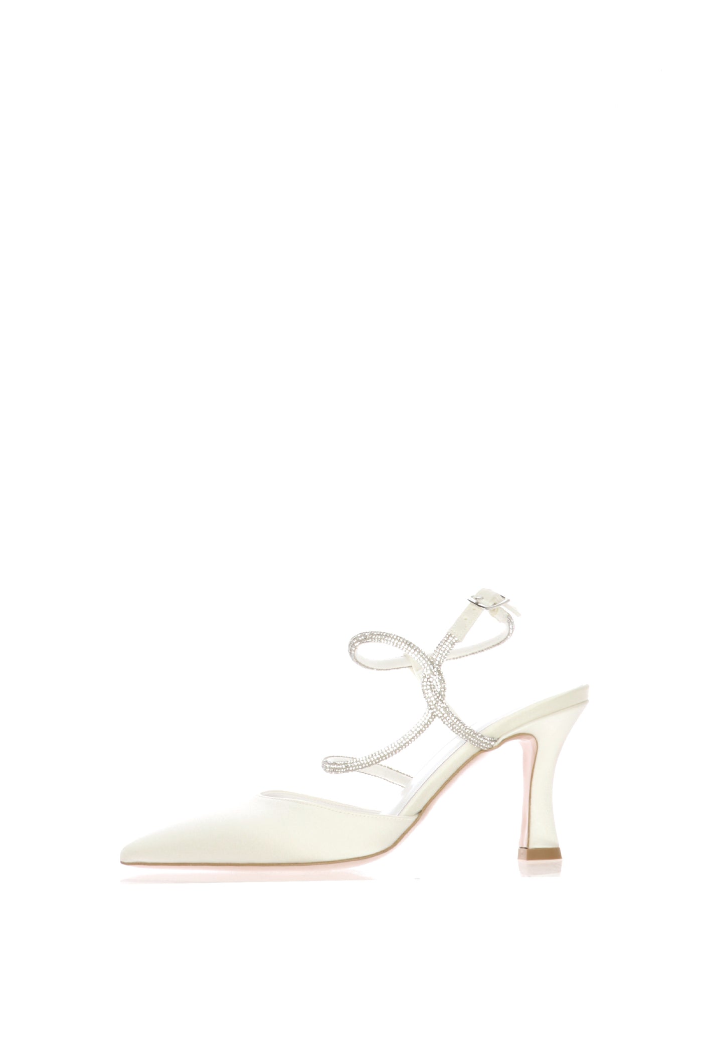 Slingback sposa Olivia tubo luminoso strassato I Am Bride