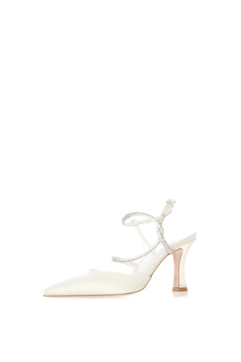Slingback sposa Olivia tubo luminoso strassato I Am Bride - 3