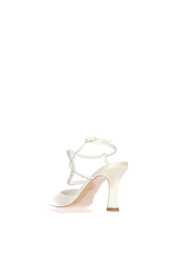 Slingback sposa Olivia tubo luminoso strassato I Am Bride - 4