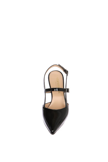 Slingback vernice nera Soffice Sogno - 7