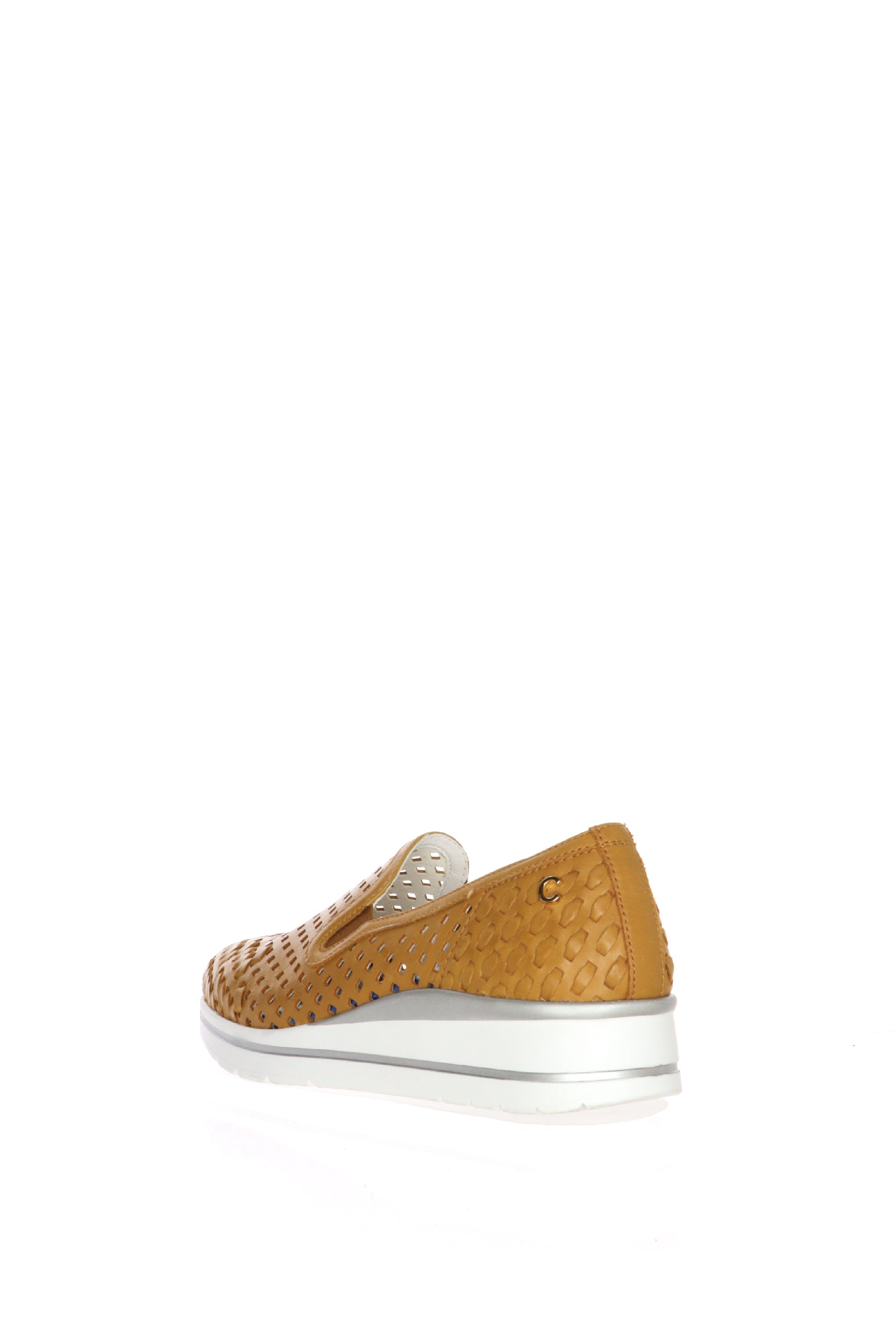 Slip on in vera pelle traforata Cinzia Soft