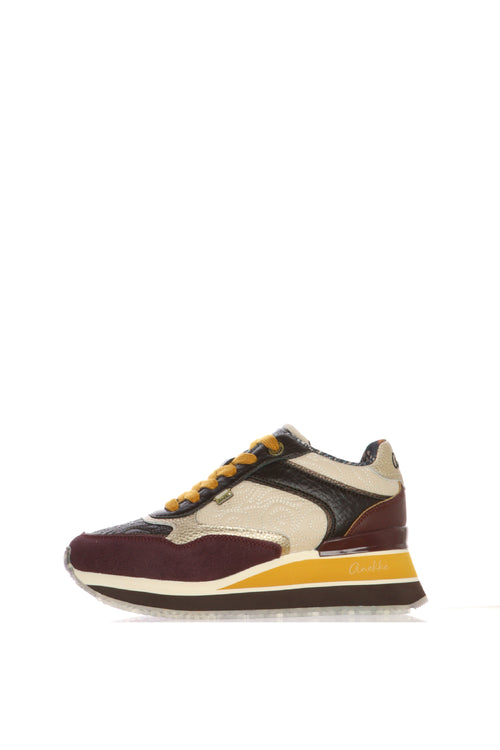 Sneaker bordeaux stampate - 1
