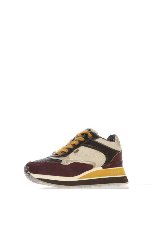 Sneaker bordeaux stampate - 2
