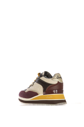 Sneaker bordeaux stampate - 3