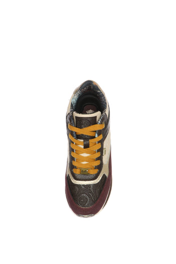 Sneaker bordeaux stampate - 4