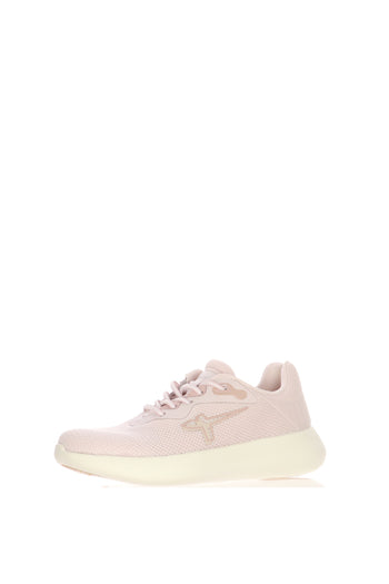 Sneaker elastica in tessuto traspirante rosa - 3