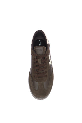 Sneaker in camoscio con suola crepe - 5