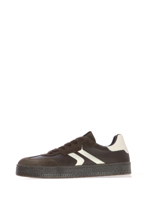 Sneaker in camoscio con suola crepe - 1