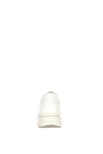 Sneaker in pelle bianca con zip laterale - 6
